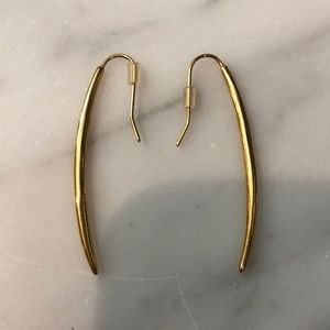 Gold earrings